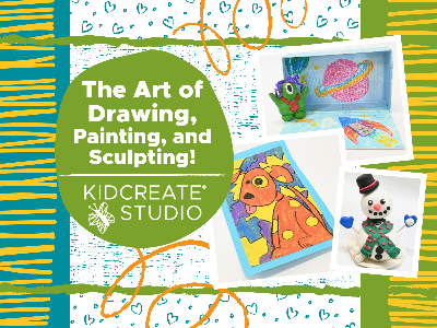 The Art of Drawing, Painting, and Sculpting! (5-12 years) 