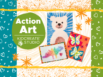 Kidcreate Studio - Mansfield. Action Art Weekly Class (18 Months-6 Years)